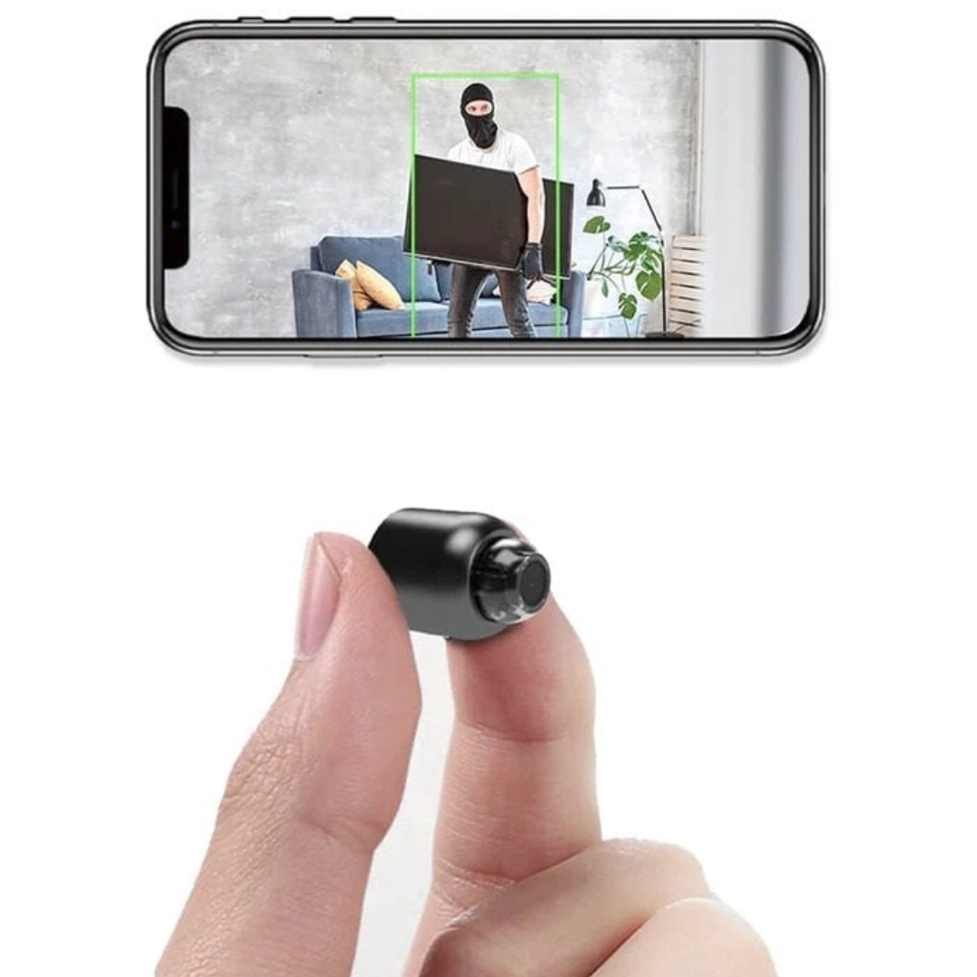 2-Pack Mini WiFi Security Camera 1080P HD — Night Vision Motion Detection 8