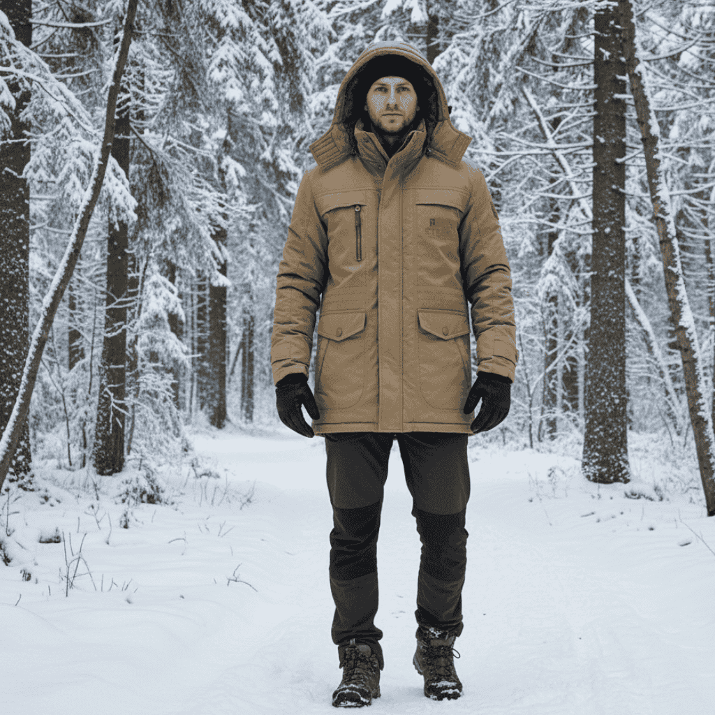 FrostGuard Padded Parka — Windproof Winter Jacket with Hood 12