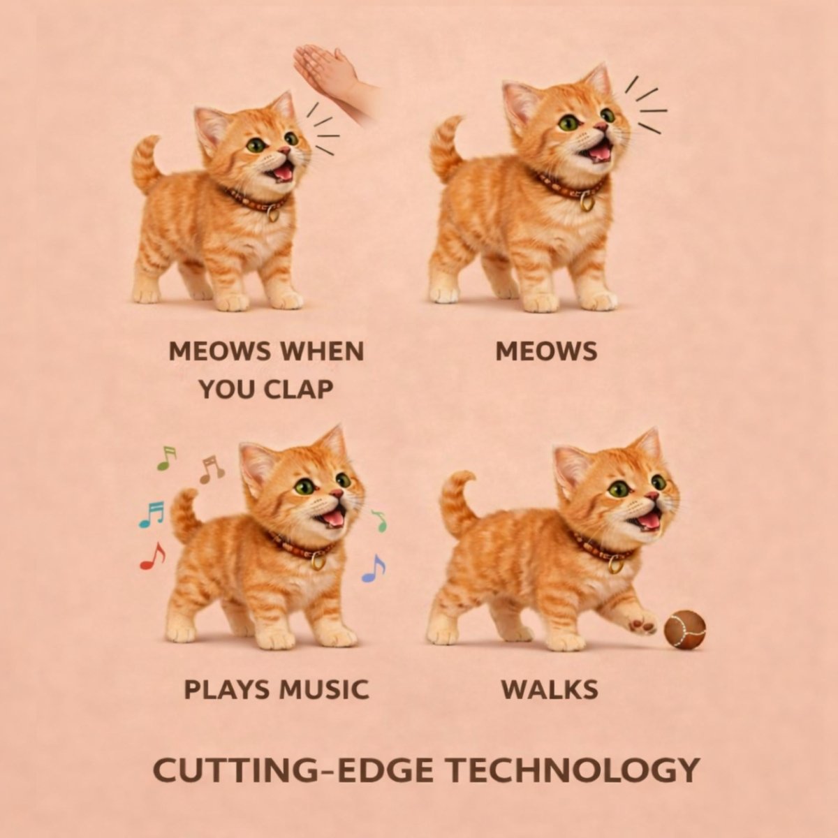 Interactive Plush Cat Toy — Realistic Movements & Sounds for Kids 7