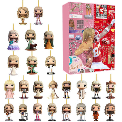 SwiftCharm Advent Calendar — 24 Taylor Swift Figurines 1
