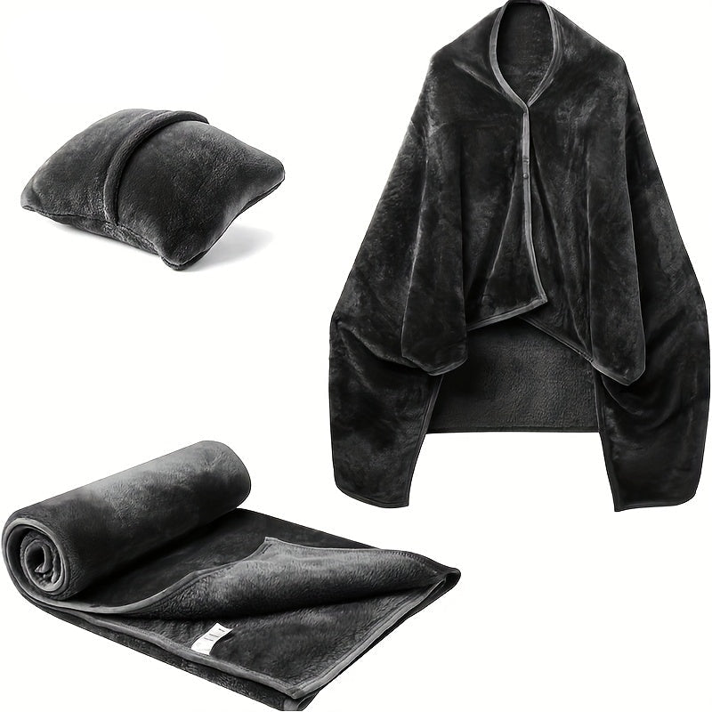 2-in-1 Portable Electric Heated Blanket with Pillow Function 4