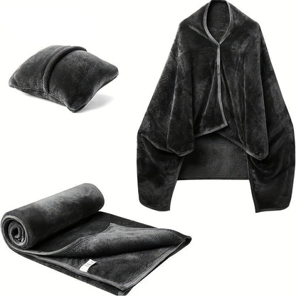 2-in-1 Portable Electric Heated Blanket with Pillow Function 4