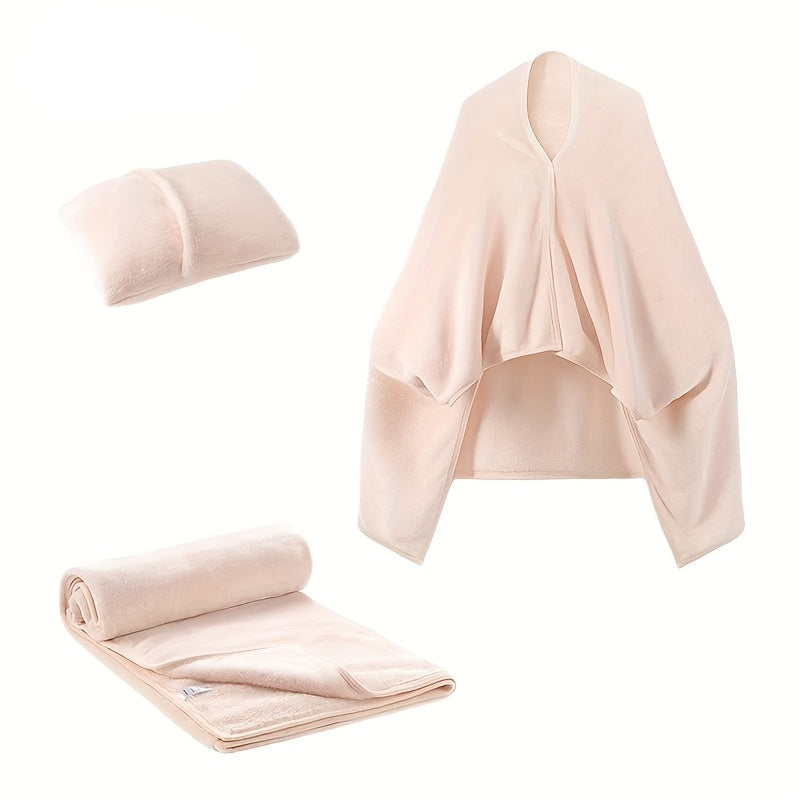2-in-1 Portable Electric Heated Blanket with Pillow Function 5