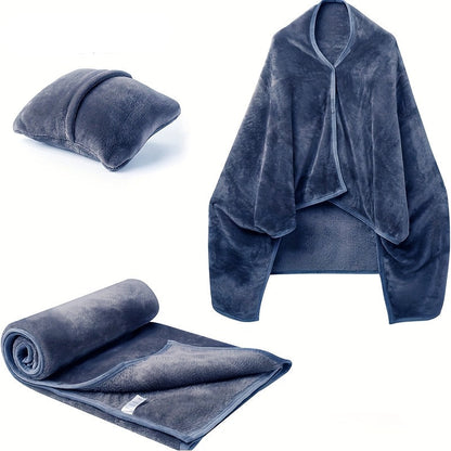 2-in-1 Portable Electric Heated Blanket with Pillow Function 6