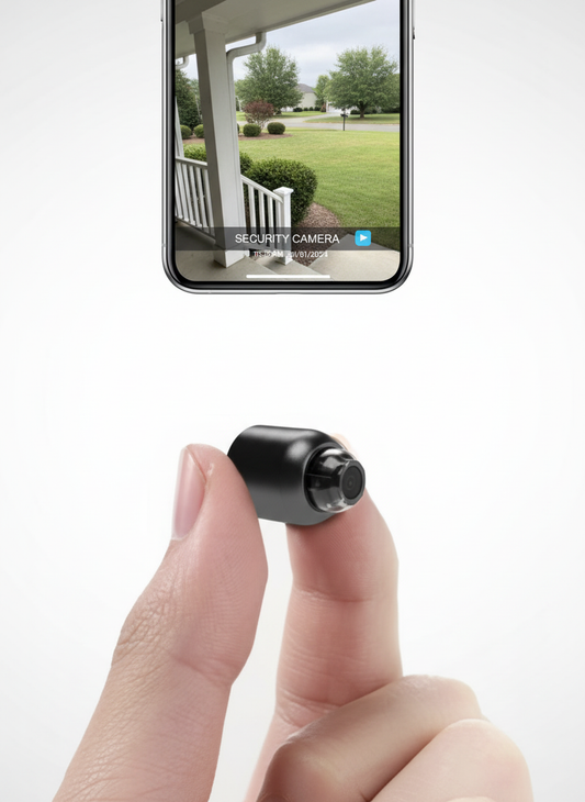 2-Pack Mini WiFi Security Camera 1080P HD — Night Vision Motion Detection 1