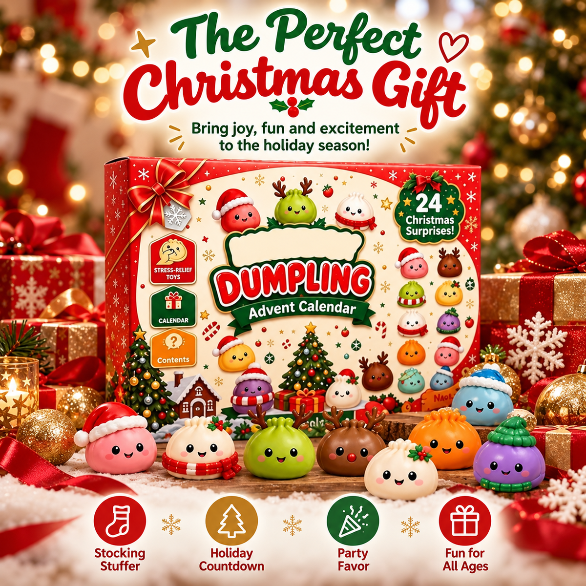 24-Day Squishy Advent Calendar – Christmas Surprise Toys 4