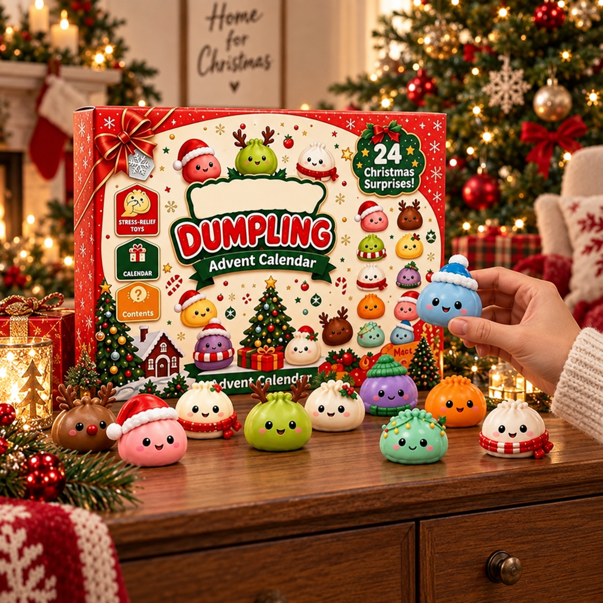 24-Day Squishy Advent Calendar – Christmas Surprise Toys 6