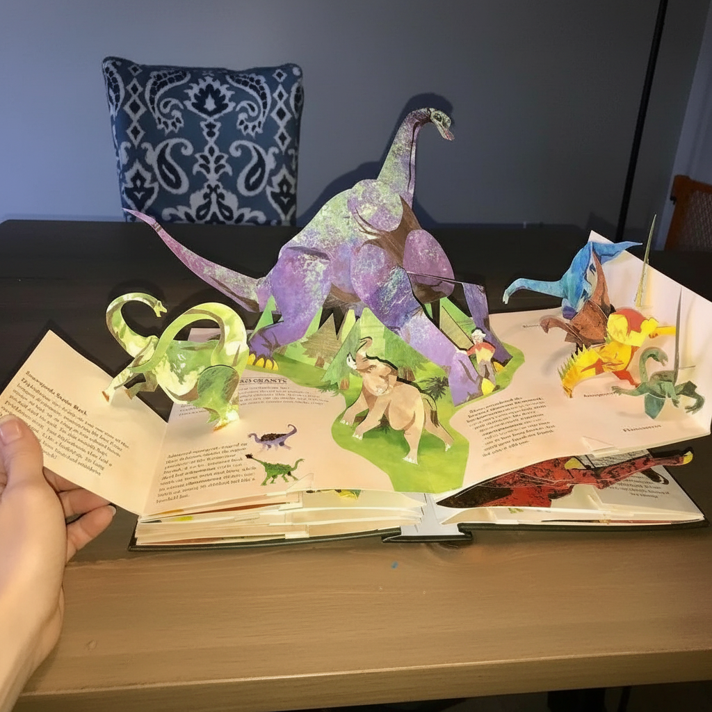 3D Pop-Up Dinosaur Book — Interactive Prehistoric Adventure 3