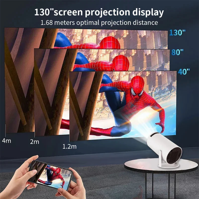 4K Android Projector Pro — 130" Portable Home Theater 10