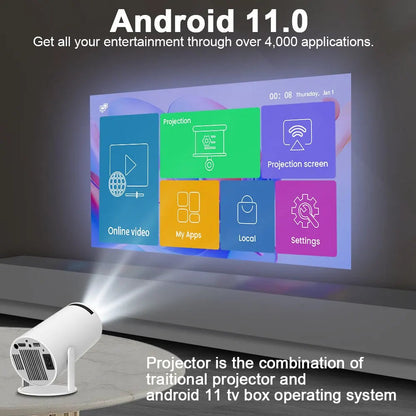 4K Android Projector Pro — 130" Portable Home Theater 2