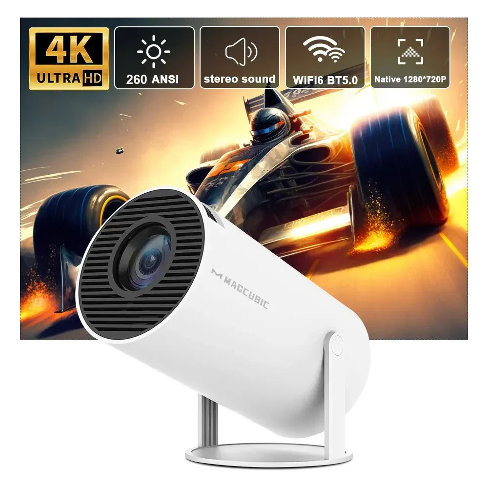 4K Android Projector Pro — 130" Portable Home Theater 7