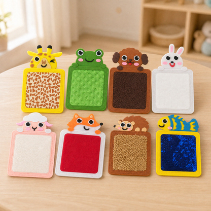 Sensory Toys Animal Mats — 8-Piece Tactile Set for Kids 1