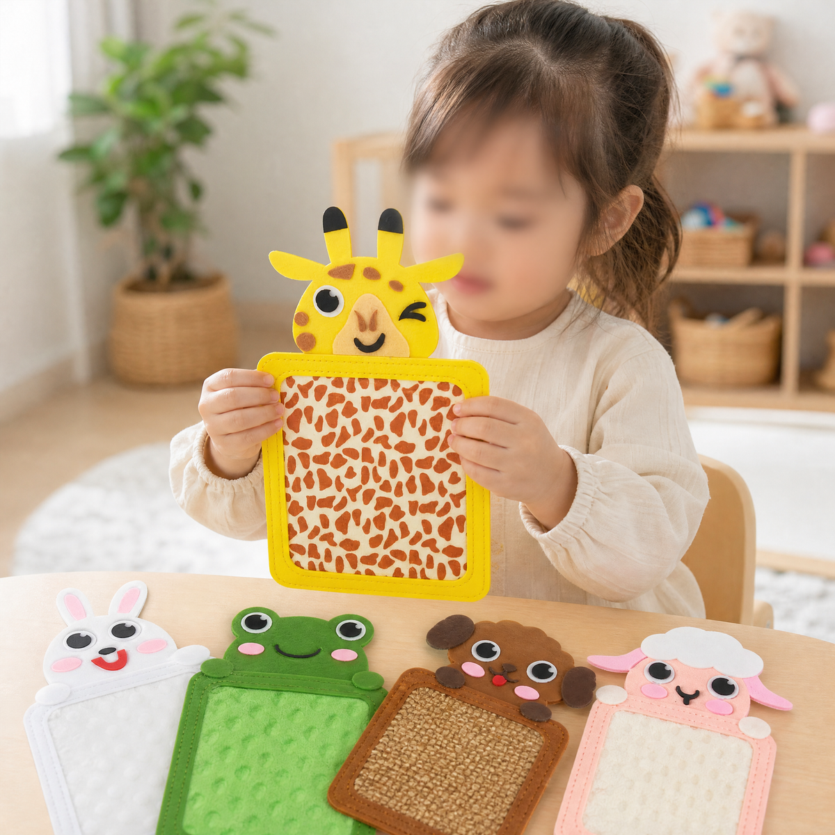 Sensory Toys Animal Mats — 8-Piece Tactile Set for Kids 3