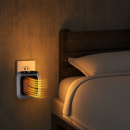 Wall-Mounted Mini Electric Space Heater with Remote Control 5