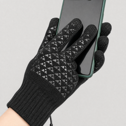 USB Knit Gloves — Touchscreen Fingertips & Anti-Slip Grip 3