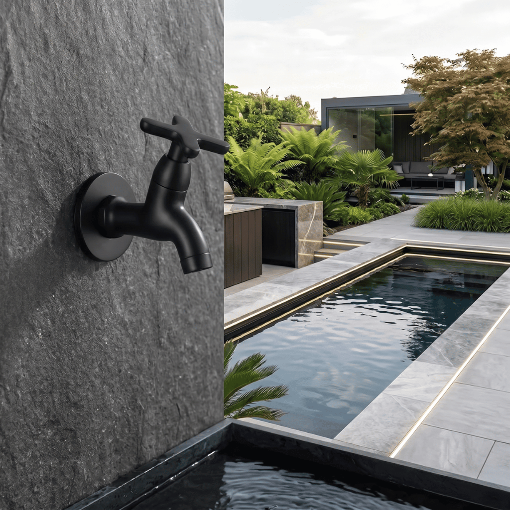 Brass Wall Mounted Faucet Kitchen Bathroom