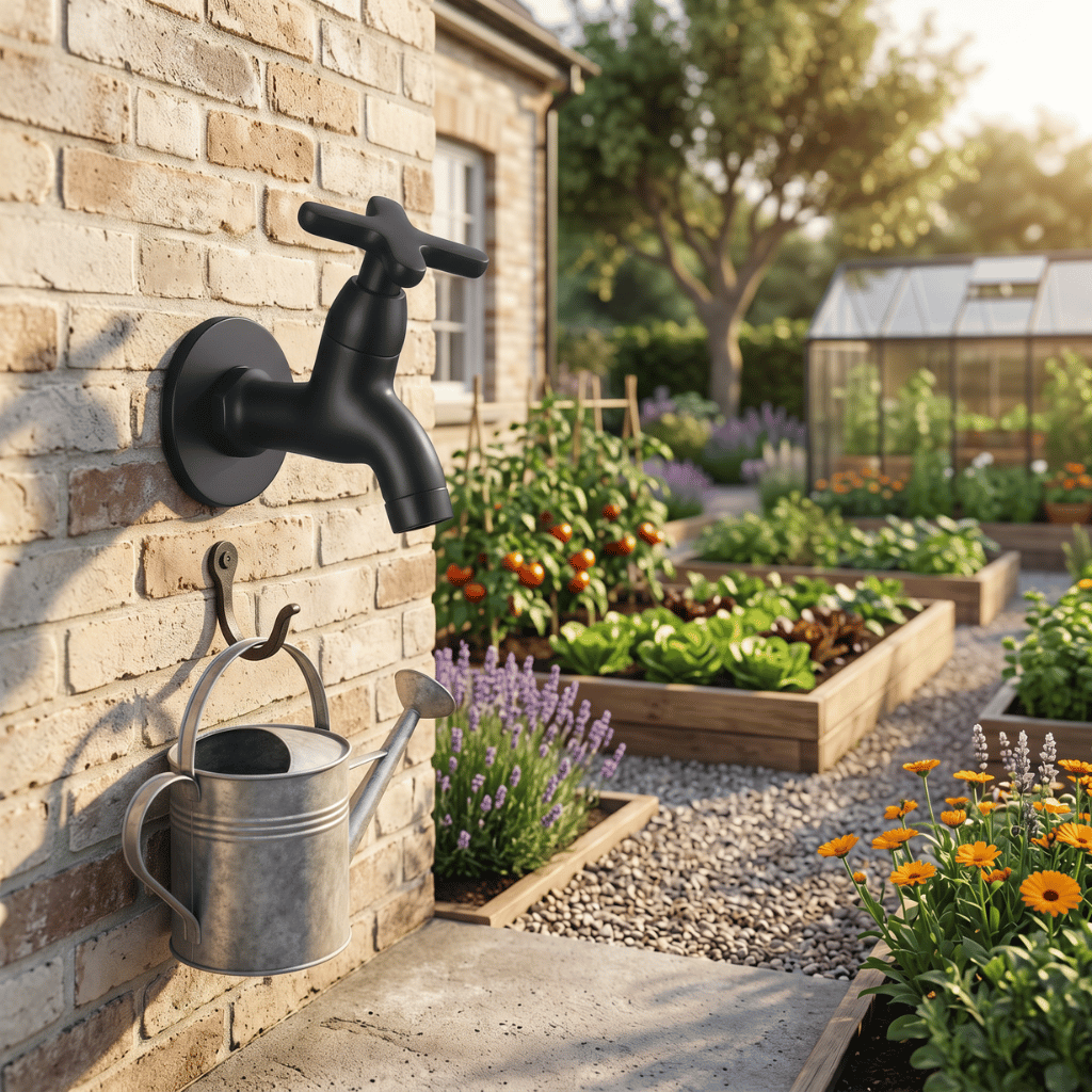 Brass Wall Mounted Faucet Kitchen Bathroom