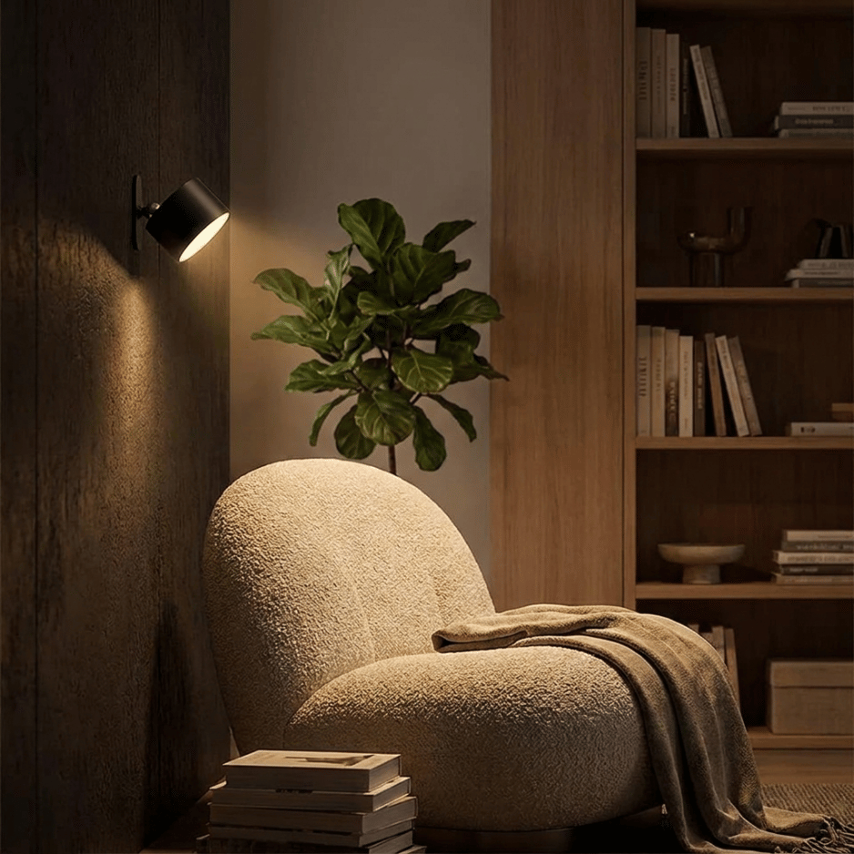 Cordless 360° Wall Light USB Rechargeable Reading Lamp