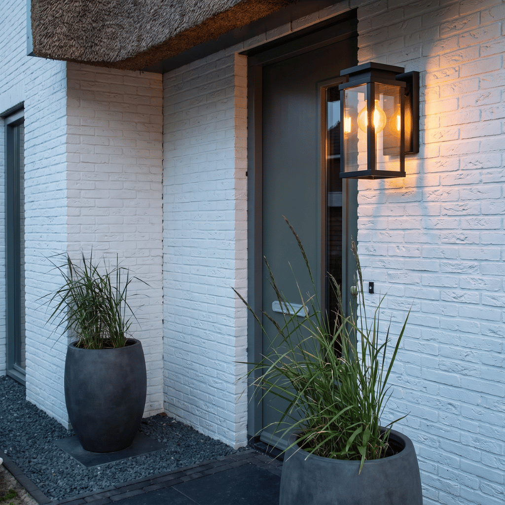 Modern Wall Lamp Black Medium LED