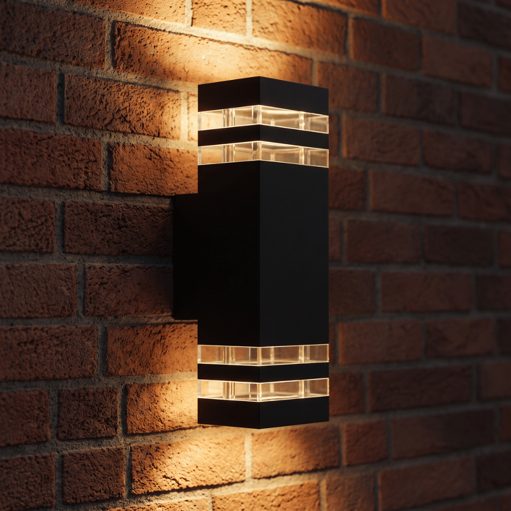 Square LED Outdoor Wall Light