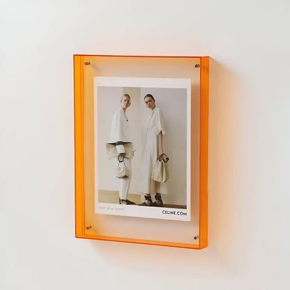 AcryGlow Transparent Acrylic Picture Frame — Minimalist Design 4