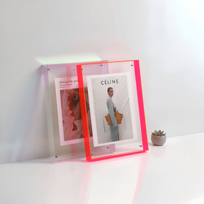 AcryGlow Transparent Acrylic Picture Frame — Minimalist Design 1
