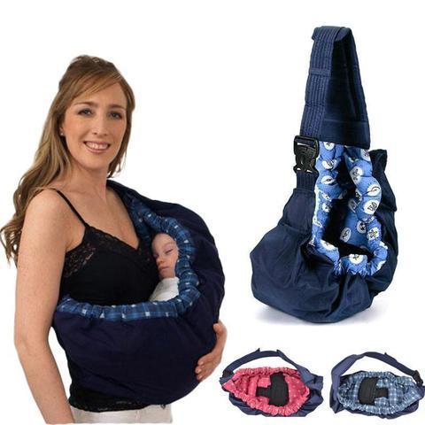 Adjustable Newborn Baby Carrier Wrap — Padded Cotton Blend 2