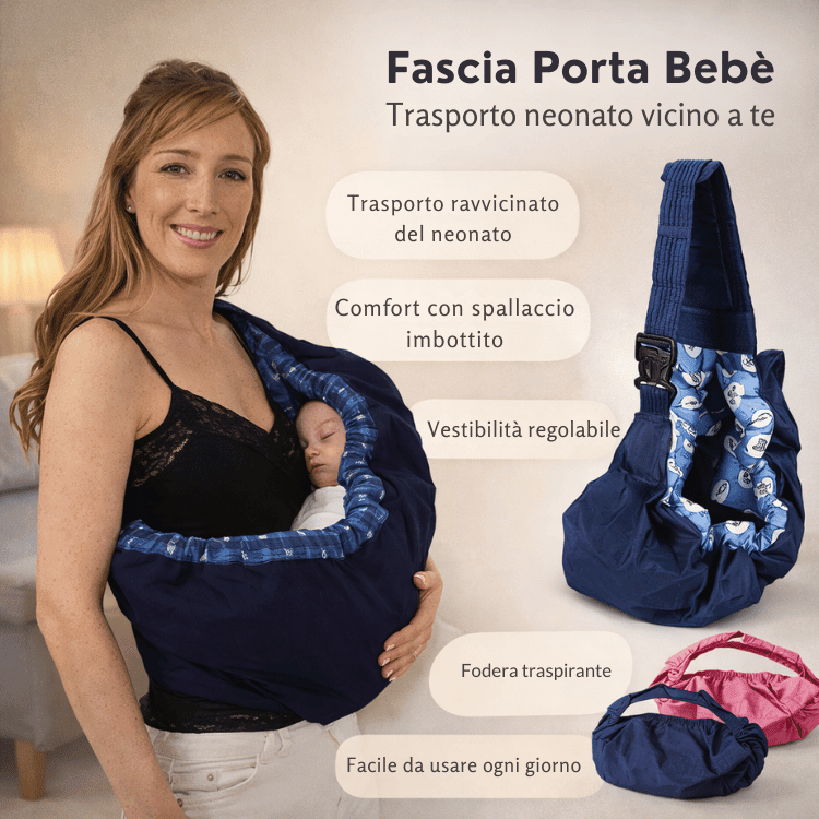 Adjustable Newborn Baby Carrier Wrap — Padded Cotton Blend 5