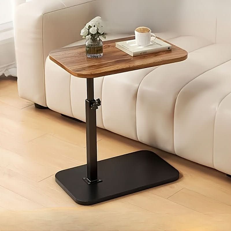 Adjustable Height Coffee Table — Wood & Metal Side Table 2