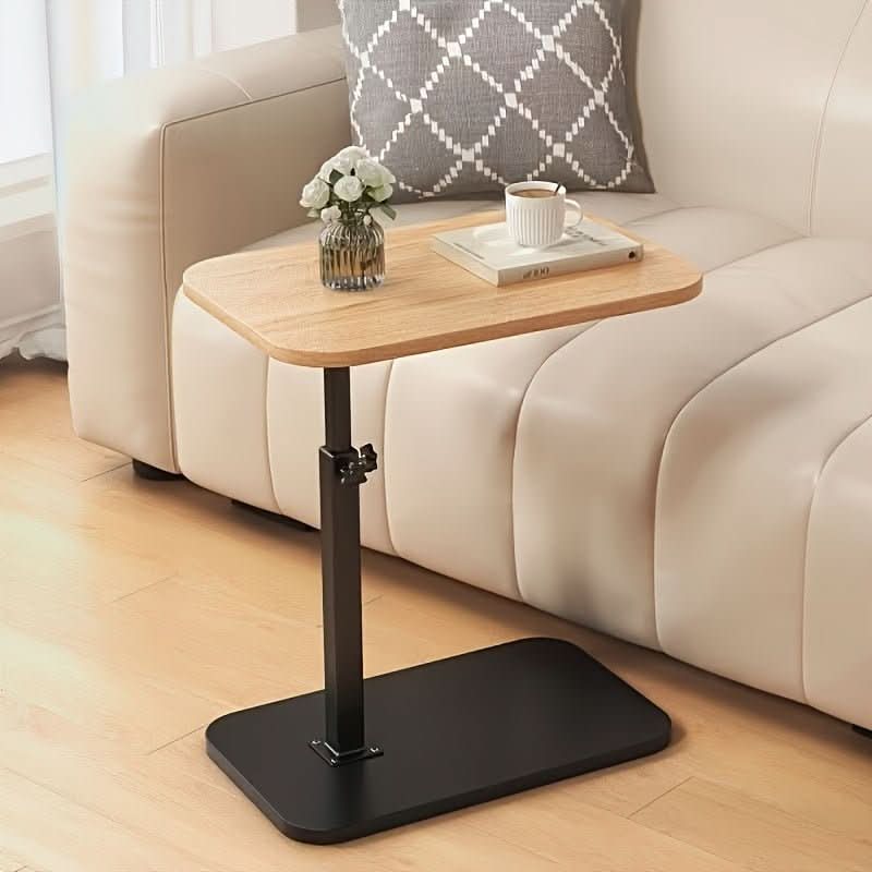 Adjustable Height Coffee Table — Wood & Metal Side Table 4