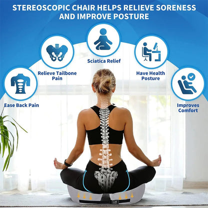 Memory Foam Seat Cushion — Coccyx & Sit Bone Pain Relief 2