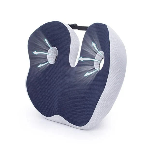 Memory Foam Seat Cushion — Coccyx & Sit Bone Pain Relief 4