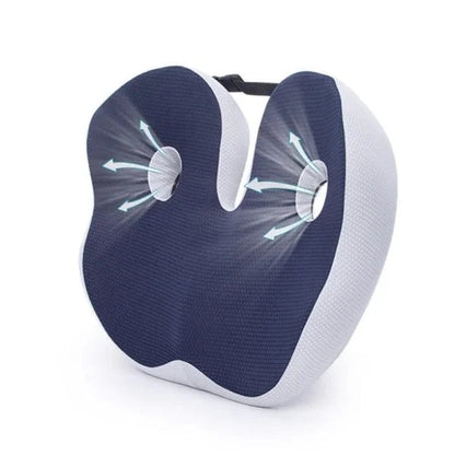 Memory Foam Seat Cushion — Coccyx & Sit Bone Pain Relief 4
