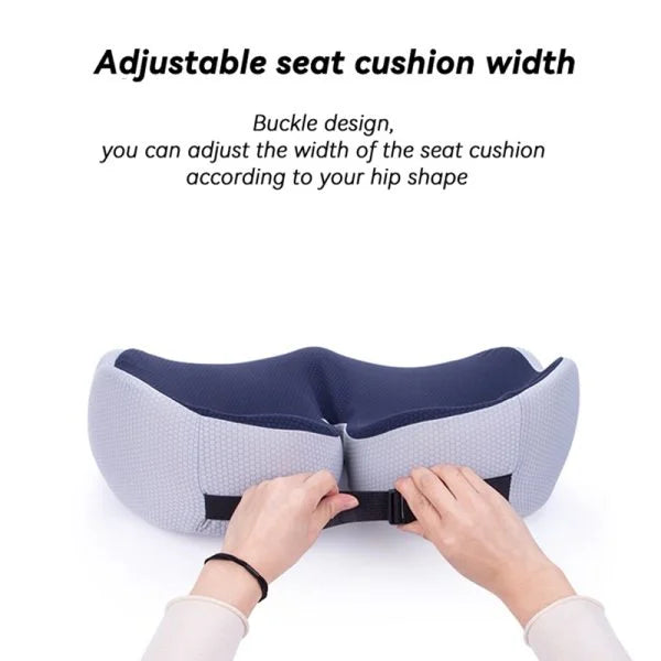 Memory Foam Seat Cushion — Coccyx & Sit Bone Pain Relief 6