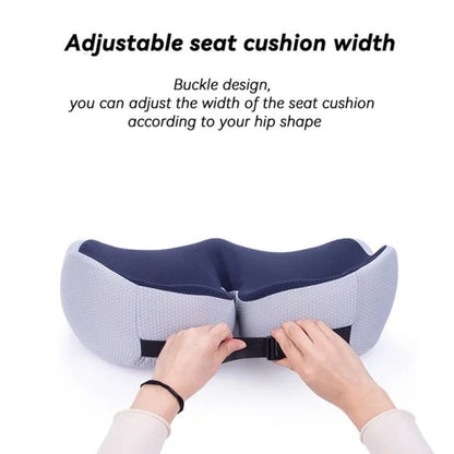 Memory Foam Seat Cushion — Coccyx & Sit Bone Pain Relief 6