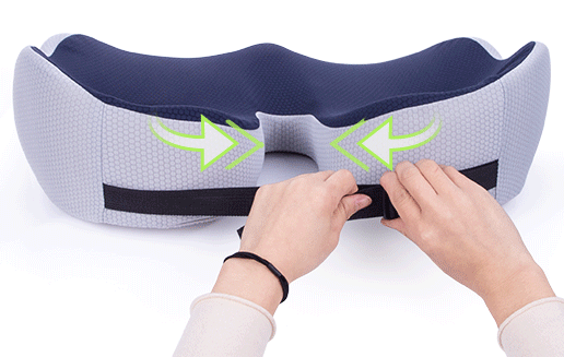 Memory Foam Seat Cushion — Coccyx & Sit Bone Pain Relief 7