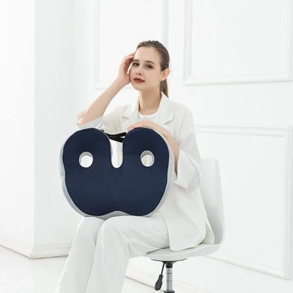 Memory Foam Seat Cushion — Coccyx & Sit Bone Pain Relief 8