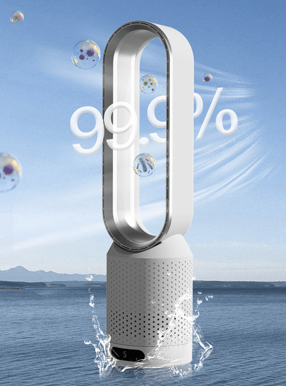AirClear 3-in-1 Bladeless Air Cooler — Silent Indoor Fan 10