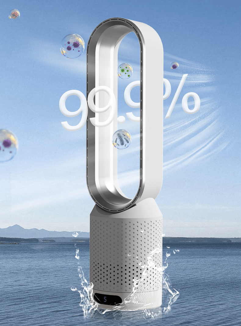 AirPure 3-in-1 Air Purifier & Cooler — Silent Advanced Filter 7