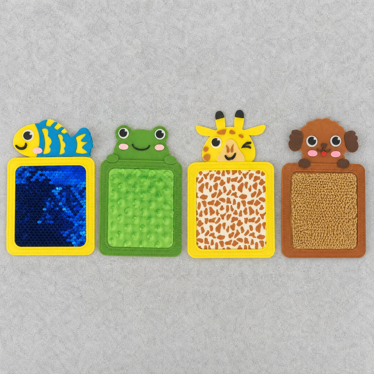 Sensory Toys Animal Mats — 8-Piece Tactile Set for Kids 4