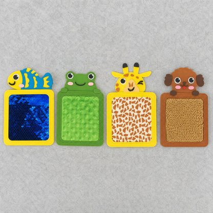 Sensory Toys Animal Mats — 8-Piece Tactile Set for Kids 4