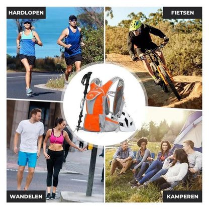 Waterproof Hydration Backpack with 2L Water Bladder 7