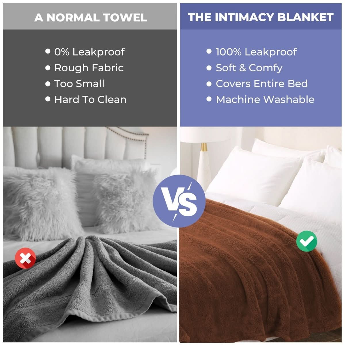 AquaShield Waterproof Blanket — Soft Bed & Sofa Protector 3