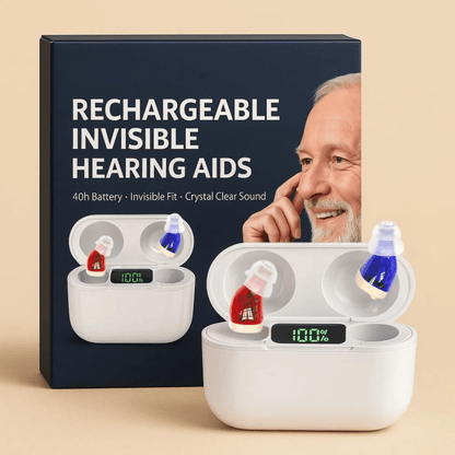 AURIS PRO Invisible In-Ear Hearing Aid — Rechargeable 3-Day 3