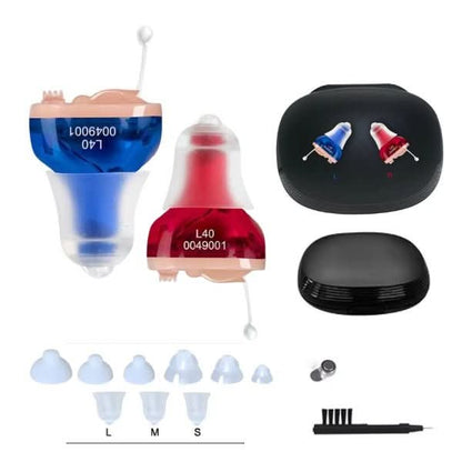 AURIS PRO Invisible In-Ear Hearing Aid — Rechargeable 3-Day 8