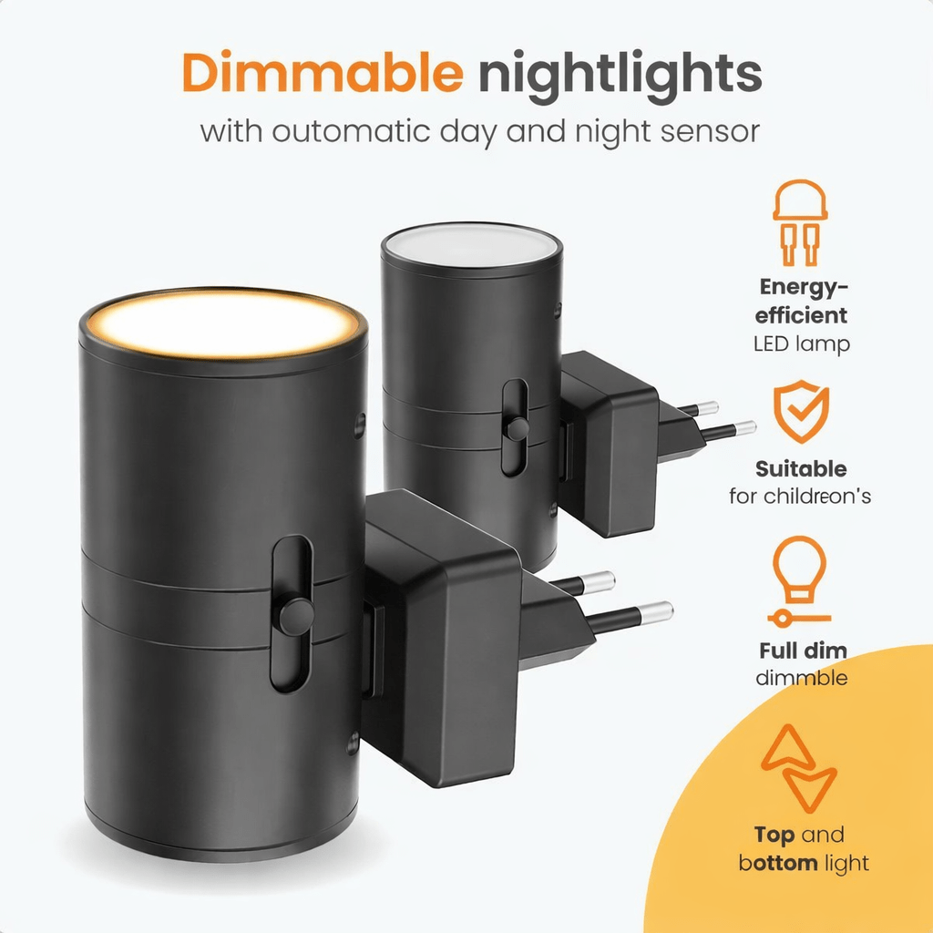 Aurora LED Night Lamp — Dimmable Smart Sensor Plug-In Light 5