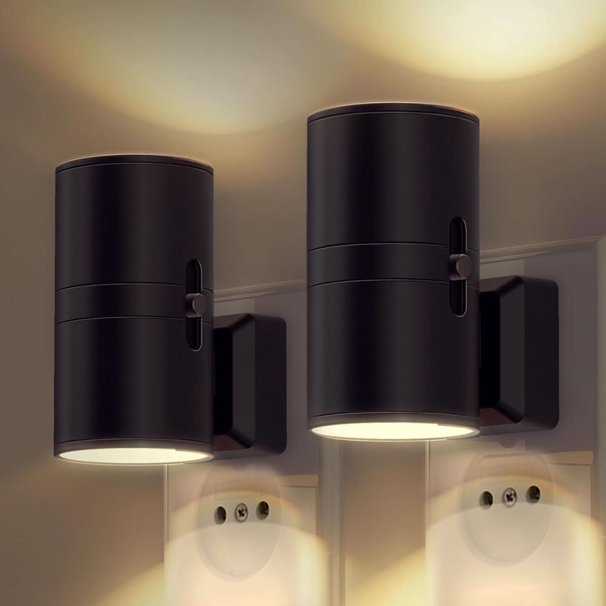 Aurora LED Night Lamp — Dimmable Smart Sensor Plug-In Light 1