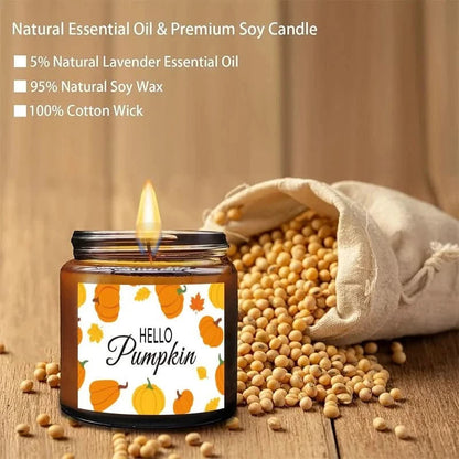 AutumnGlow Soy Wax Scented Candle – Autumn Aromas 200g 2