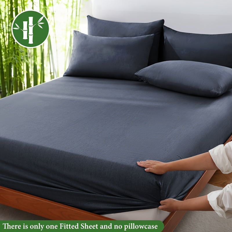 Bamboo Fiber Fitted Sheet — Cooling Breathable Luxury Bedding 3