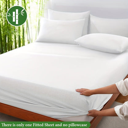 Bamboo Fiber Fitted Sheet — Cooling Breathable Luxury Bedding 6